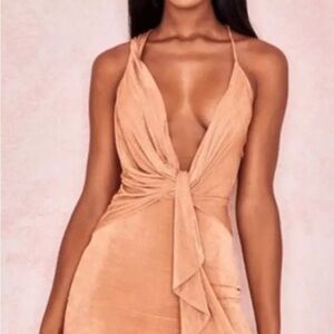 House of CB Kiki Tan mini Dress